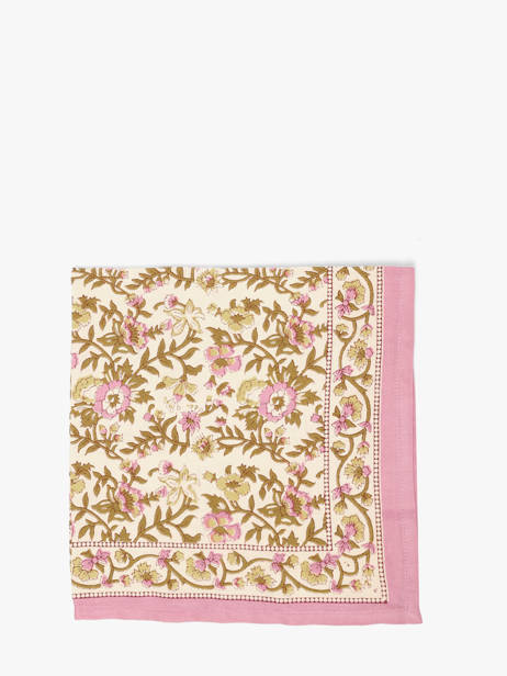 Petit Foulard Calypso 50x50 Byzantine Rose foulard CAL vue secondaire 1