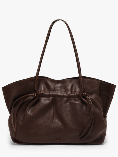 Shoulder Bag Leather Leather Biba Brown leather BUY1L