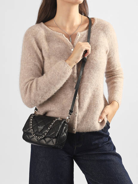 Sac Bandoulière Juliet Guess Noir juliet QG245674 vue secondaire 1