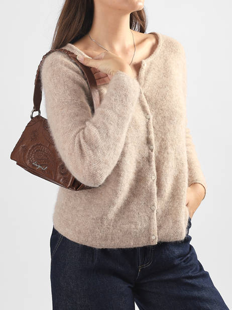 Sac Porté épaule Sirocco Desigual Marron sirocco 26WAXPAB vue secondaire 1