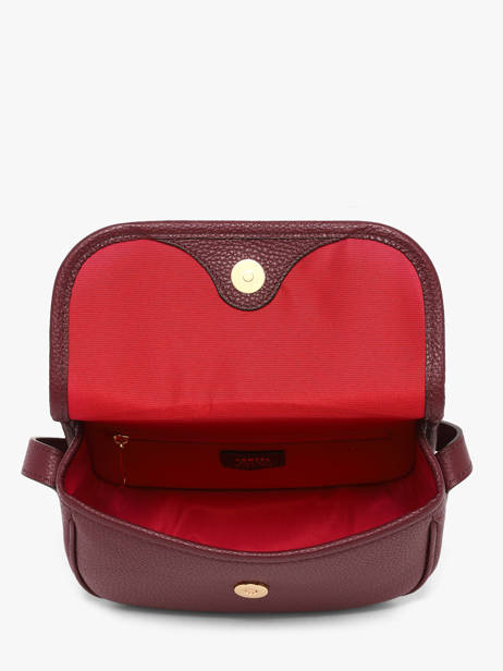 Small Leather Victoire Crossbody Bag Lancel Violet victoire A13991 other view 3