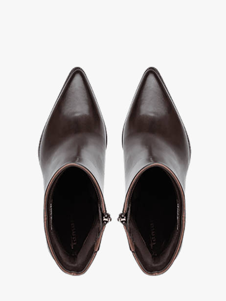 Heeled Boots In Leather Tamaris Brown women 47 other view 4