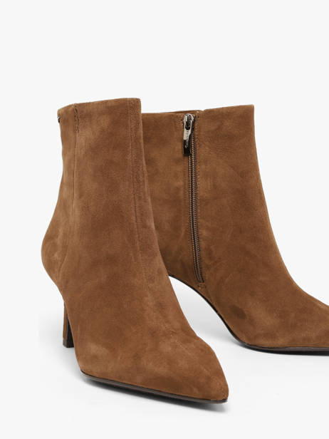 Stiletto Heel Boots In Leather Tamaris Brown women 45 other view 1
