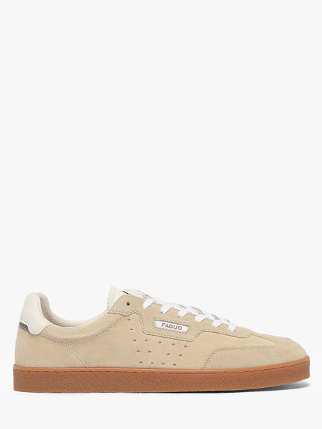 Sneakers In Leather Faguo Beige men 25CG0201