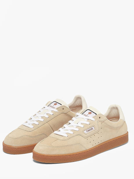 Sneakers In Leather Faguo Beige men 25CG0201 other view 1