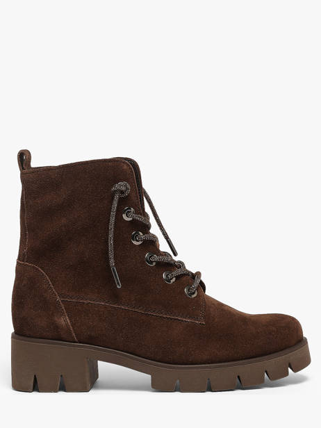 Boots In Leather Gabor Brown women 8