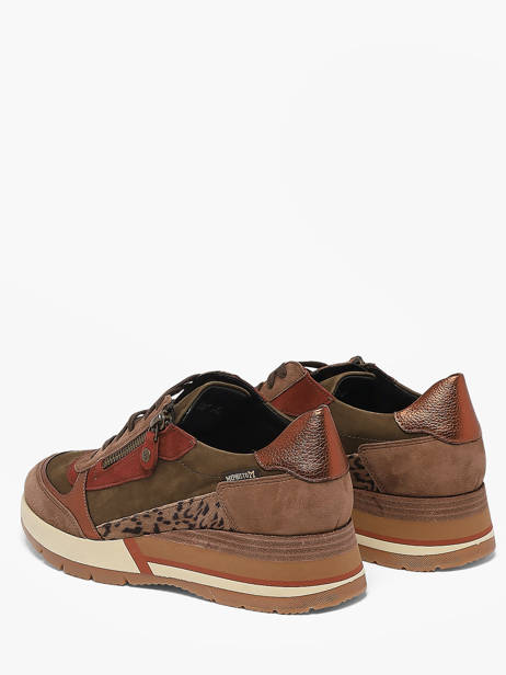 Sneakers En Cuir Mephisto Marron women P5148192 vue secondaire 2