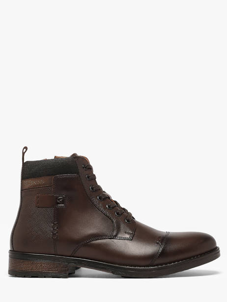 Boots In Leather Redskins Brown men SPICY2