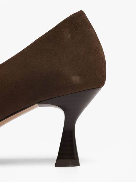 Escarpins Talon Aiguille En Cuir We do Marron women CO55406B vue secondaire 2
