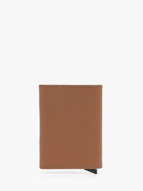 Card Holder Leather Etrier Brown madras EMAD5020 other view 4