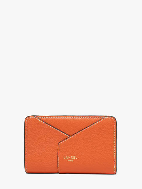 Portefeuille Enveloppe Cuir Lancel Orange enveloppe A13710
