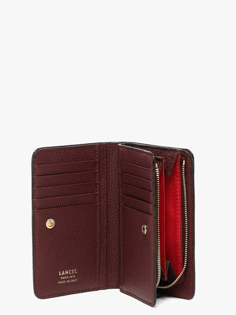 Compact Leather Ninon Zip Wallet Lancel Violet ninon A11123 other view 1