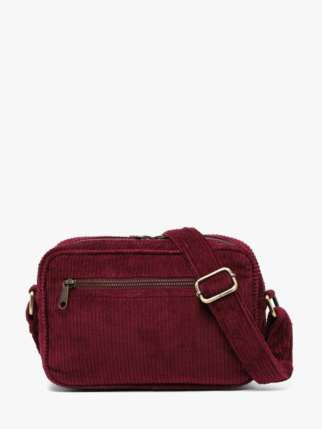 Velvet Nino Crossbody Bag Hindbag Red velours V other view 3