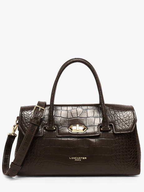 Satchel Exo Leather Lancaster Brown exo 108