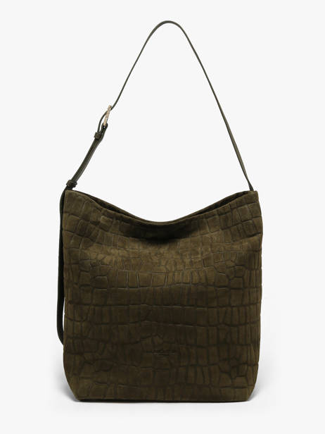 Sac Porté épaule Suede Exo Lancaster Vert suede exo 65