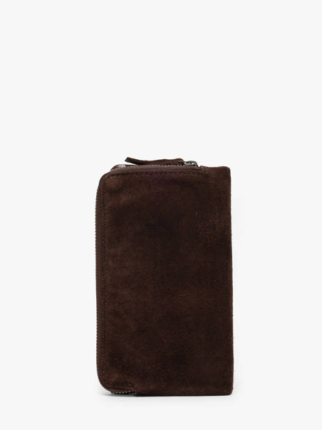 Wallet Leather Biba Brown leather ENO2L other view 2