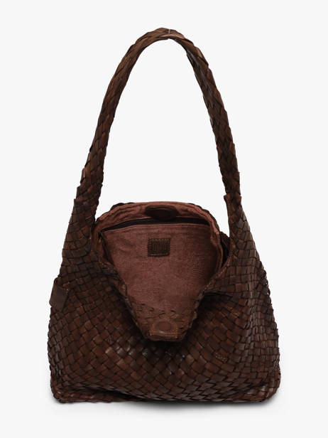 Sac Porté épaule Heritage Cuir Biba Marron heritage KIL1L vue secondaire 2