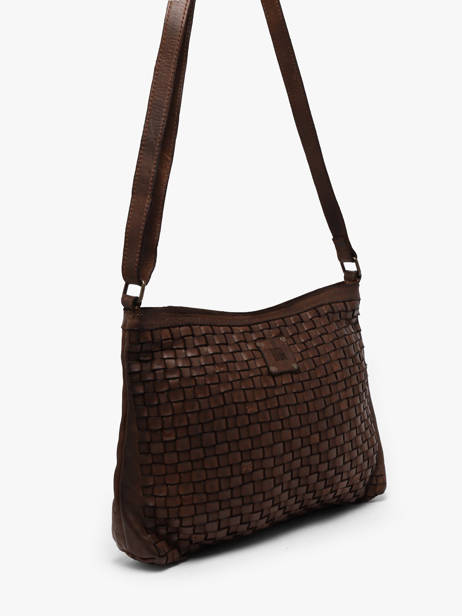 Large Leather Crossbody Bag Heritage Biba Brown heritage KA2 other view 1