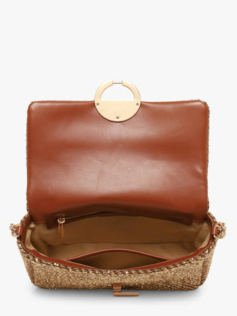 Knitted Medium Moon Crossbody Bag Vanessa bruno Gold moon 19V40533 other view 3