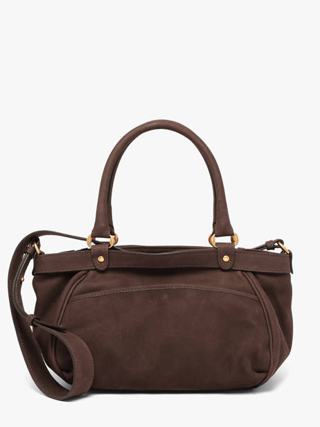 Petit Sac Lune En Cuir Nubuck Vanessa bruno Marron lune 3V40920 vue secondaire 4