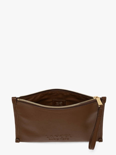 Leather Jour Pouch Lancel Brown jour A13174 other view 3