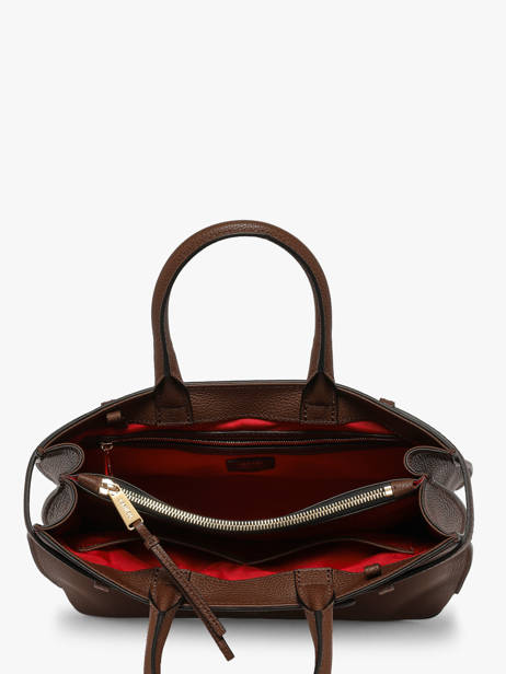 Sac Porté Main Faubourg Cuir Lancel Marron faubourg A13528 vue secondaire 3