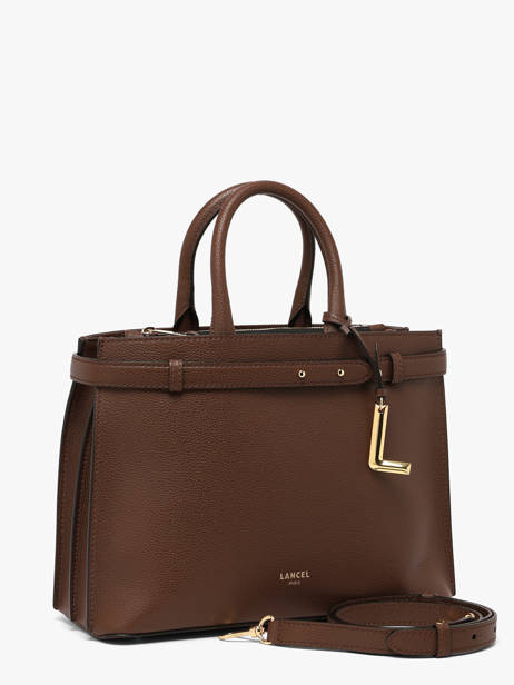 Sac Porté Main Faubourg Cuir Lancel Marron faubourg A13528 vue secondaire 1