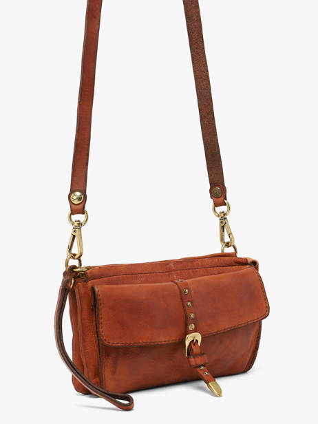 Shoulder Bag Kura Leather Campomaggi Brown kura 34070ND other view 2