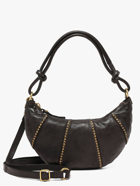 Shoulder Bag Kura Leather Campomaggi Black kura 45570ND