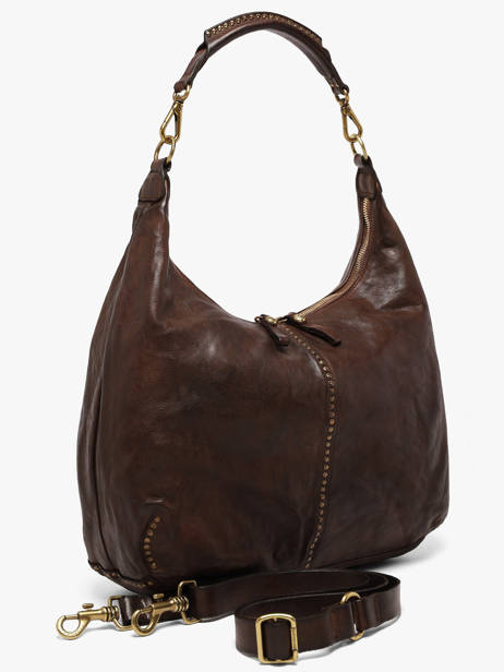 Hobo Bag Kura Leather Campomaggi Brown kura 45720ND other view 2