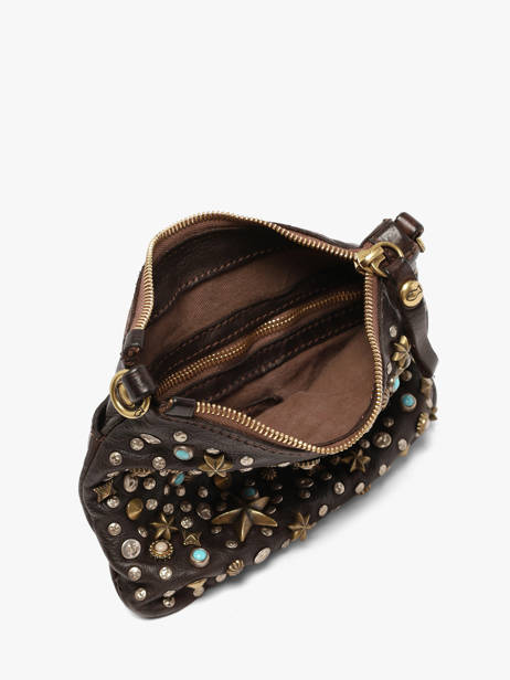 Sac Bandoulière Poppi Cuir Campomaggi Marron poppi 46070ND vue secondaire 4