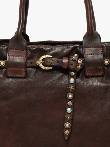 Sac à Main Poppi Cuir Campomaggi Marron poppi 41020ND vue secondaire 3