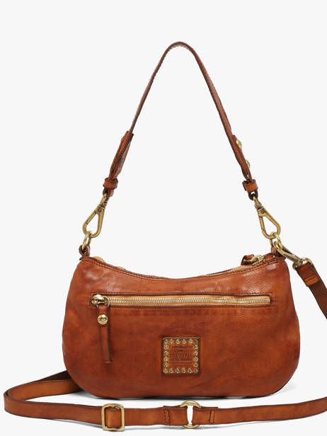 Sac Bandoulière Kura Cuir Campomaggi Marron kura 42760ND vue secondaire 5