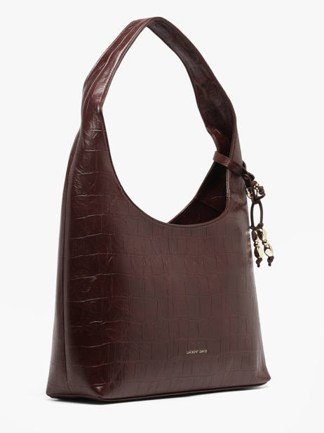 Shoulderbag Lauren With Croc Effect Laurent david Red ld bags 52 other view 1