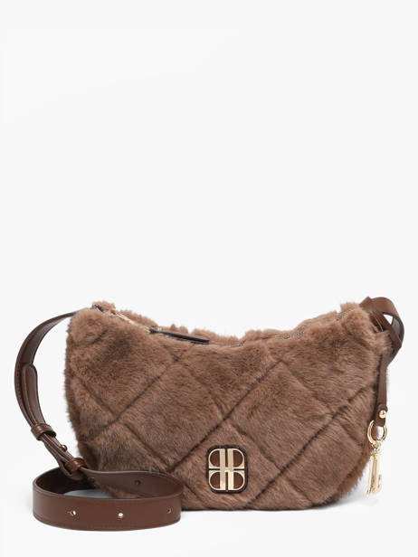 Sac Bandoulière Polly Laurent david Marron ld bags 114