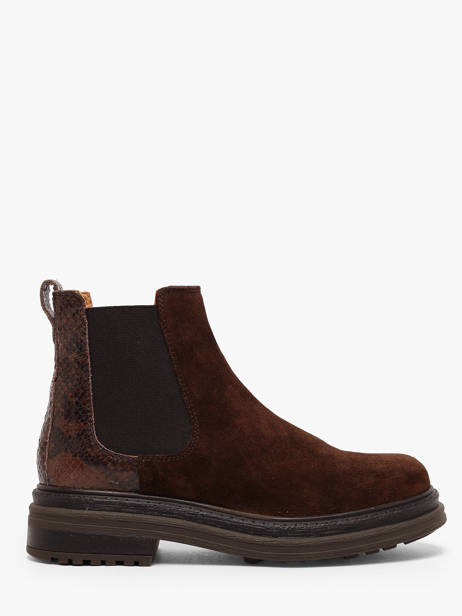 Chelsea Boots In Leather Aliwell Brown women A226166