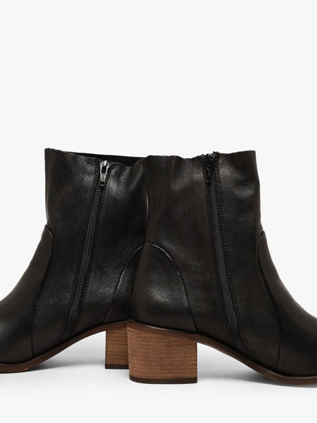 Heeled Boots In Leather Aliwell Black women A220003 other view 2