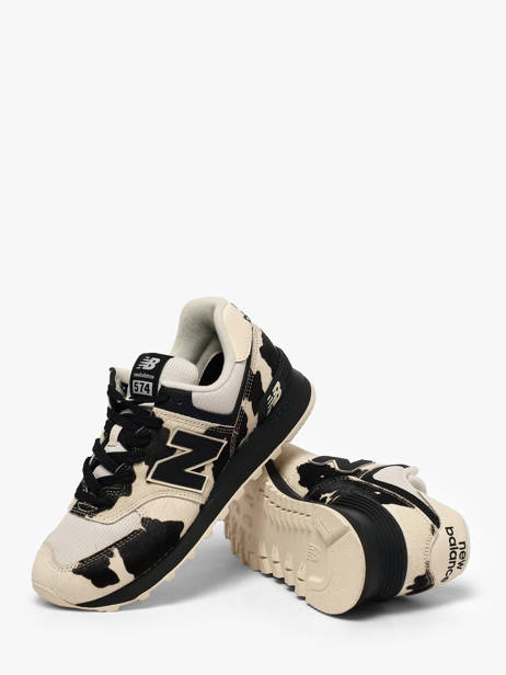 Sneakers 574 Cow New balance Black women W574PH other view 2