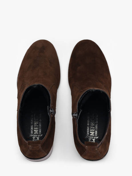 Bottines En Cuir Mephisto Marron women P5150089 vue secondaire 3