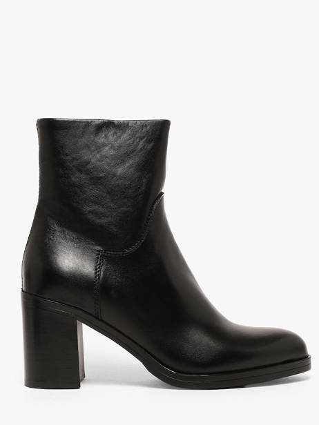 Bottines à Talon En Cuir Mjus Noir women N31204