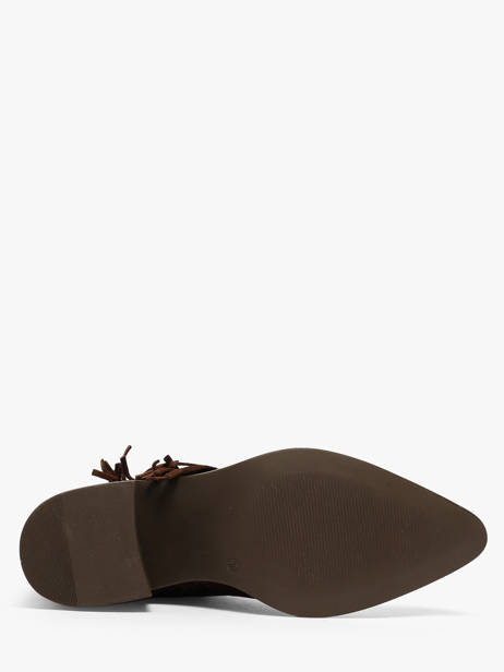 Bottines à Talon En Cuir Mjus Marron women L39218 vue secondaire 4