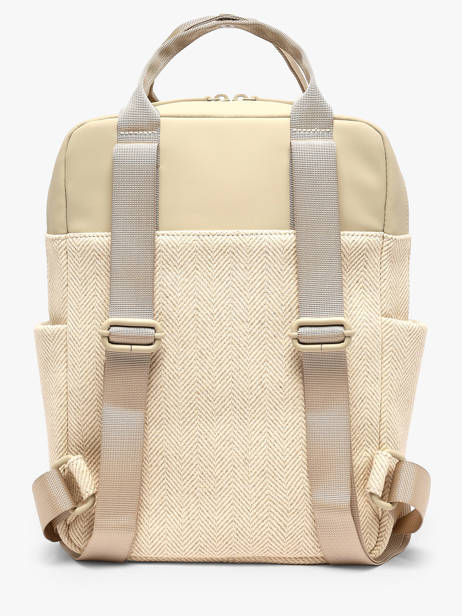 1 Compartment Backpack Bergen Small Ibiza Kapten and son Beige ibiza IB other view 2