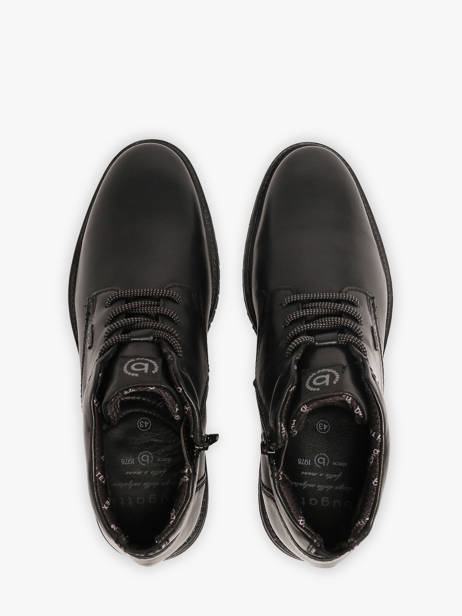 Boots In Leather Bugatti Black men 3318373E other view 3
