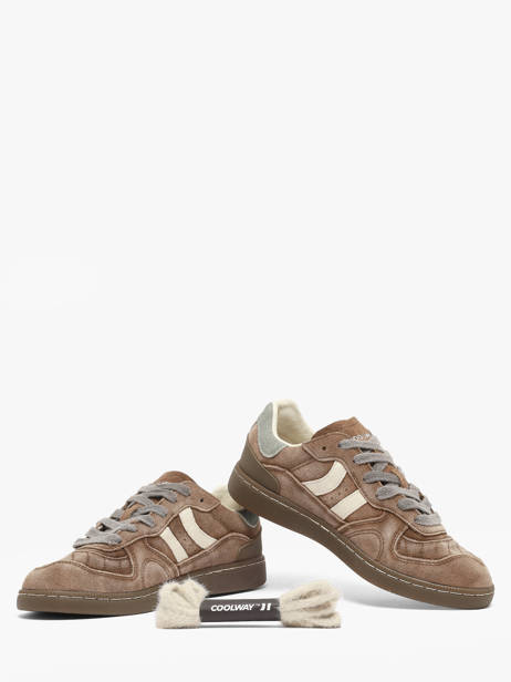 Sneakers In Leather Coolway Brown women 7633401 other view 2