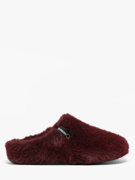 Chaussons Verbenas Rouge women 60501130 vue secondaire 3