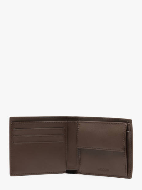 Wallet Fg Leather Lacoste Brown fg NH1112FG other view 1