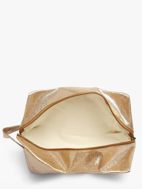 Zipped Pouch L Scintilette Le voyage en panier Gold accessoires L other view 1