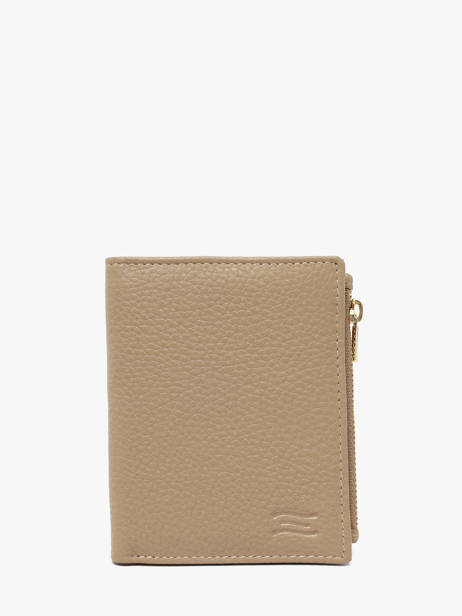 Portefeuille Caviar Cuir Crinkles Beige caviar 14269