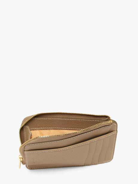 Card Holder Caviar Leather Crinkles Beige caviar 14318 other view 1