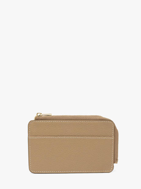 Card Holder Caviar Leather Crinkles Beige caviar 14318 other view 2